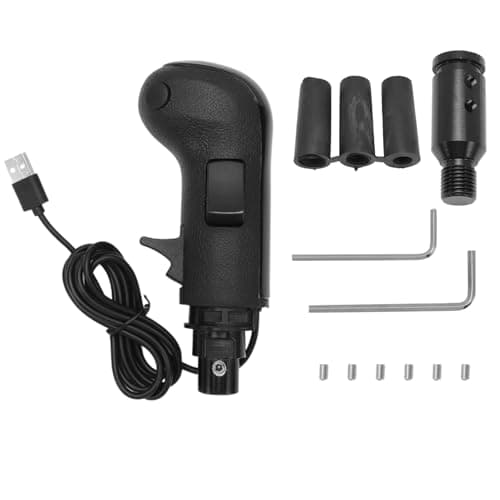 MangWany Manette de Vitesse PC USB Simulateur de vitesse Shifter Pommeau convient pour Logitech G923 G29 G27 G25 TH8A Simracing Racing Shifter