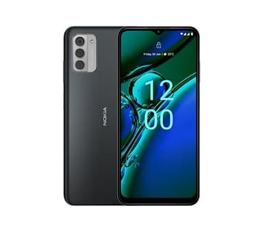 Nokia Smartphone G42 6,56" HD+, 4 GB/128 GB de Stockage, Batterie offrant 3 Jours d'autonomie, Android 13, Capture Audio 3D OZO, réparabilité QuickFix et Double SIM - Gris