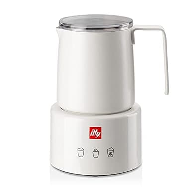 Illy 22984 Mousseur à Lait, Acier Inoxydable, 250 milliliters, Blanc