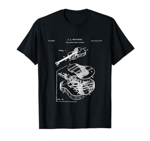 Martin Guitar Brevet – Musique T-Shirt