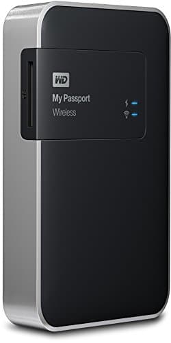 Western Digital - WDBDAF0020BBK-EESN - WD My Passport Wireless Disque Dur Externe Portable 2 TB - WIFI USB 3.0