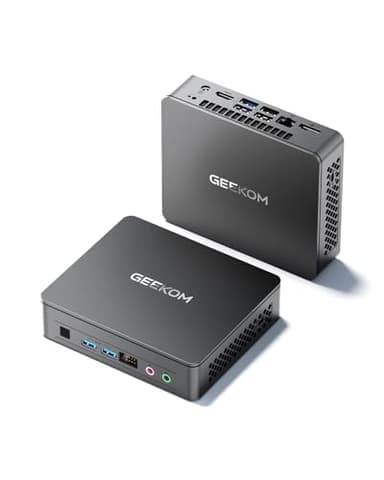 GEEKOM Air12 Lite Mini PC – Intel N150 (jusqu'à 3,6 GHz) Mini PC Windows 11 | 16 Go DDR4 + 512 Go SSD | WiFi 5 & BT 5.1 | Double écran 4K | Mini Ordinateur de Bureau & Maison, l'École et l'Entreprise