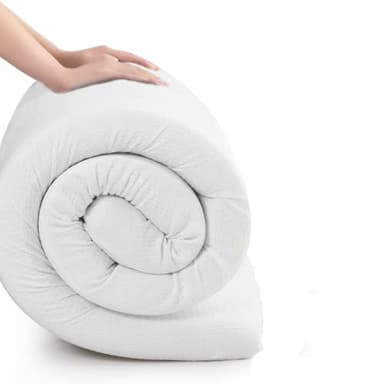 MICAMAMELLAMA Matelas réversible Ergonomique | 120 x 180 x 8 cm | Matelas en Mousse d'haute densité | Confort et adaptabilité | Housse en Tissu antibactérien avec Traitement Aloe Vera