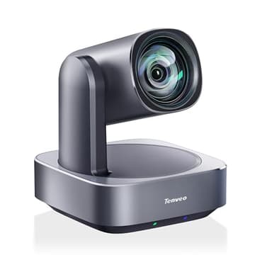 Tenveo Caméra PTZ 4K Streaming Camera USB3.0/HDMI/RJ45(PoE) Caméra de Conférence Zoom Optique 12X pour Visioconférence Streaming Church avec Skype Zoom OBS Youtube