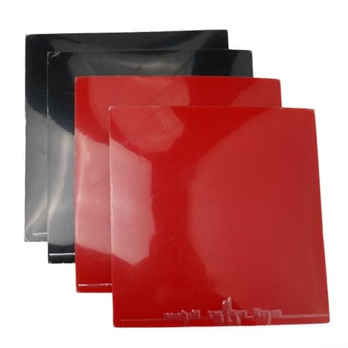 Lot de 4 revêtements de rechange pour raquette de tennis de table