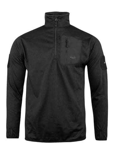 Viper TACTICAL Haut technique en polaire à couche intermédiaire, Noir , L