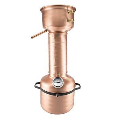 Agristore di Cosenza V. Distillateur Champignon 3 litres pour huiles essentielles en cuivre