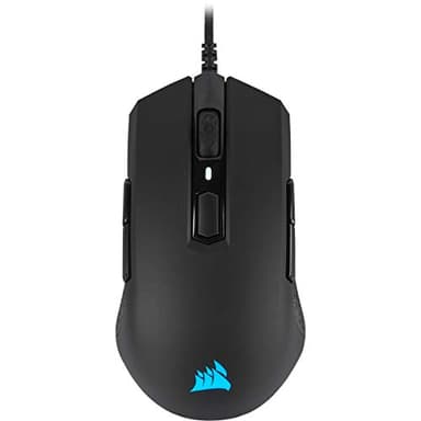 CORSAIR M55 RGB PRO Souris de Jeu FPS Légère et Ambidextre - 12 400 DPI - 8 Boutons Programmables - Compatible iCUE - PC, Mac, PS5, PS4, Xbox - Noir