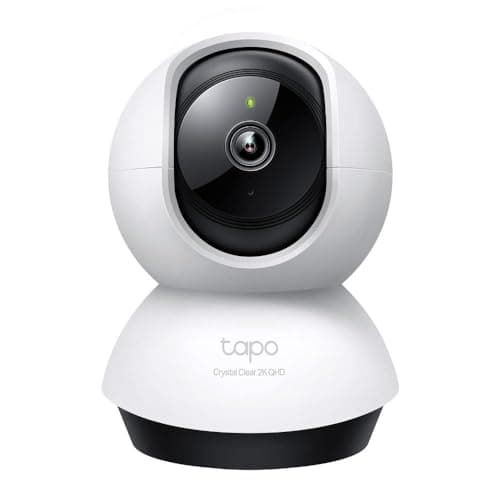 TP-Link Tapo 2K(4MP) Caméra Surveillance WiFi intérieure 360° C220, Vision Nocturne, Notifications en Temps réel, Détection de Personne, Suivi de Mouvement, Télécommande, Compatible avec Alexa