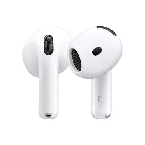 Apple AirPods 4 Écouteurs sans Fil, écouteurs Bluetooth, avec Réduction Active du Bruit, Audio adaptatif, Mode Transparence, Audio Spatial personnalisé, boîtier de Charge USB-C, Recharge sans Fil