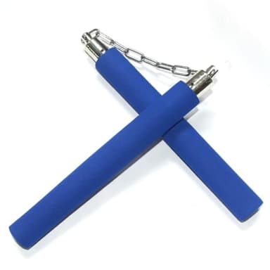 Starnearby Nunchaku Mousse pour Enseignement, Bâton d'entraînement à Double Section, Nunchaku d'entraînement Légers pour Les Débutants et Les Enfants pour Arts Martiaux Wingchun Kung Fu