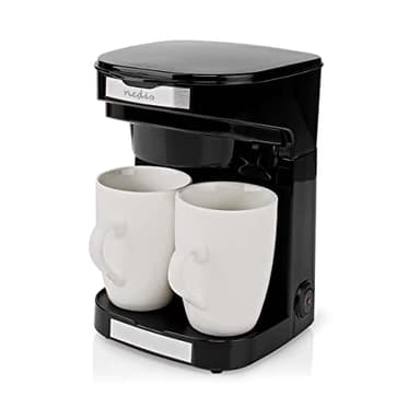 Nedis Kacm140Ebk Koffiezetapparaat Maximale Capaciteit: 0.25 L Aantal Kopjes Tegelijk: 2 Warmhoudfunctie Zwart