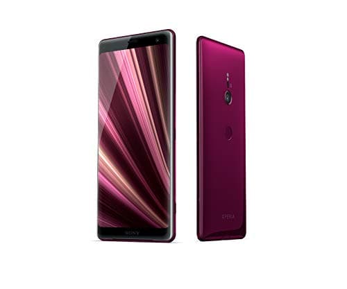 Sony Xperia XZ3 Smartphone (écran 6") OLED double SIM 64 Go de mémoire interne et 4 Go de RAM, technologie BRAVIA TV, IP68, Android 9.0 Bordeaux [Version internationale]