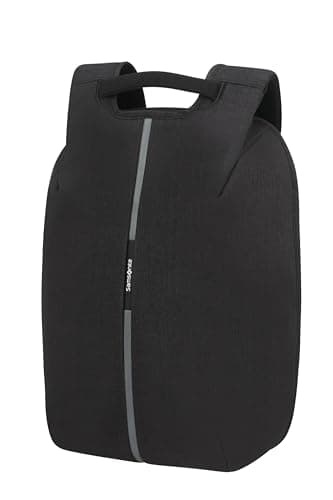 Samsonite Securipak - Sac à dos pour ordinateur portable 15,6 pouces, 44 cm, 17 L, noir (Black Steel)
