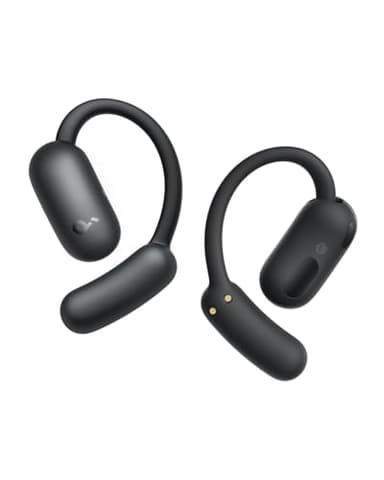 soundcore AeroFit 2 by Anker, écouteurs oreilles libres, 4 positions réglables, basses 2x plus riches, Hi-Res, autonomie 42h, IP55, appels clairs avec IA, chargement sans fil, traduction en temps réel