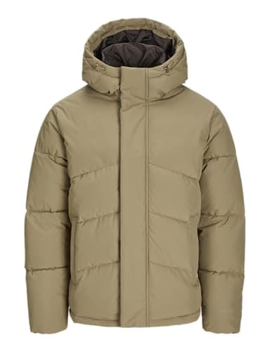 JACK & JONES Jjworld Puffer Jacket Veste Tampon, Sable, M Homme