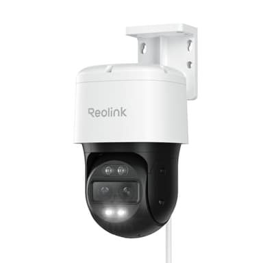 Reolink PTZ 4K Caméra Extérieur PoE, Double Objectif, Zoom Hybride 6X, Suivi Automatique, Vision Nocturne en Couleur, Détection de Personne/Véhicule/Animal, Audio Bidirectionnel, TrackMix PoE