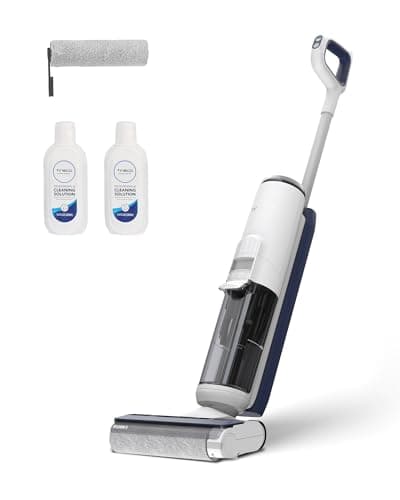 Tineco iFLOOR 5 Breeze Complete Nettoyeur de Sol, Aspirateur Sec Humide sans Fil, Nettoyage en Un Seul Passage des sols durs, Nettoyage dans Les Angles, Auto-Nettoyage Automatique, Conception légère