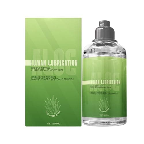 Aloe Lubrifiant Intime 150ml, Lubrifiant Naturel à Base d'eau, Sensitive Gel Lubrifiant, Hydratant Sexuel Gel Intime femme, Réduire les Frottements et à Revitaliser Partie Privée