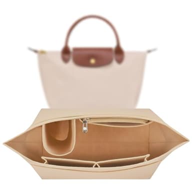 Organiseur pour sac Longchamp S, organiseur de sacs pour Longchamp Pliage S, organiseur pour sac à main Longchamp Pliage S, organiseur de sac à main en feutre multi-poches pour Longchamp