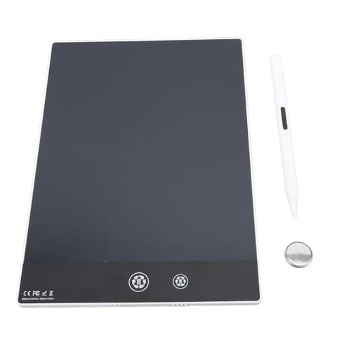 Tablette D'écriture LCD pour Adulte, Planche à Dessin Double Face Plein écran de 9,5 Pouces, Bloc-notes Numérique Effaçable et Réutilisable avec Stylo pour les Cours, le Travail,