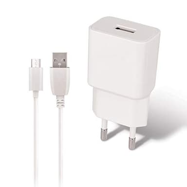 MaxLife - Chargeur USB 1A & Câble pour SAMSUNG Galaxy A10 - Galaxy J4 Plus - Galaxy A7 2018 - Galaxy J6 Plus - Galaxy J6 - Galaxy A6 Plus - Galaxy A6 - Galaxy A8 - Galaxy J7 2017 - Galaxy J3 2017 et +