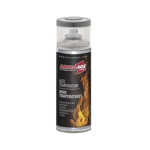 Bombe de peinture en spray « Haute température gris anthracite » 400 ml « AMBRO-SOL »