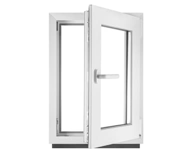 Fenêtre en PVC blanc double vitrage 4/24/4 LxH 70 x 100 cm d'ouverture Droite Toutes les tailles 700 x 1000 mm Oscillo-battant 1 vantail - BauPlaza