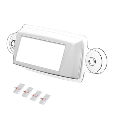 Support d'étiquette de péage, support à ventouse, bande de blocage UV, ajustement sécurisé amovible, design résistant aux intempéries pour détecteur de radar, d'immatriculation, permis