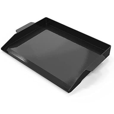 Onlyfire Plaque de Barbecue BBQ Plancha en Fonte Emaillée, Universelle Plaque de Grill pour Gril à Gaz et Cuisinière 52 x 40 cm