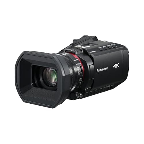 Panasonic X1200 | Caméscope Semi-Pro 4K (Qualité vidéo 4K 60p 10bit Interne, Zoom Optique 24x, Grand Angle 25mm, Stabilisé, Ecran Tactile orientable, USB-C) Noir
