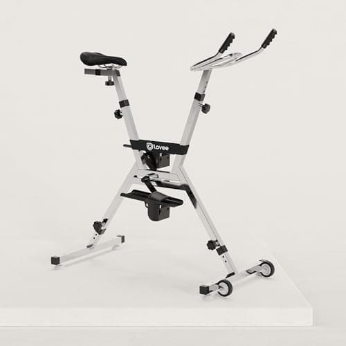 Lovee Aquabike II S'ajuste à Votre Taille de 1,5m à 1,98m Selle très Confortable Possibilité de régler l'intensité de pédalage Noir Intense