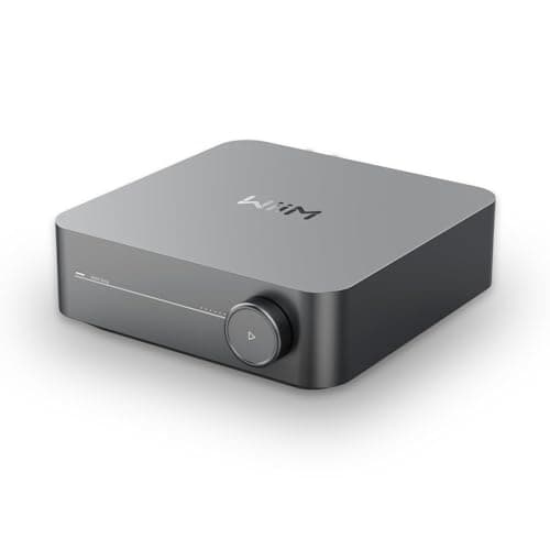 WiiM Amp : Amplificateur de Streaming Multiroom | Compatible avec AirPlay, Google Cast, Alexa | HDMI, Contrôle Vocal | Diffusez Depuis Spotify, Amazon Music, Tidal et Plus | Gris Spatial