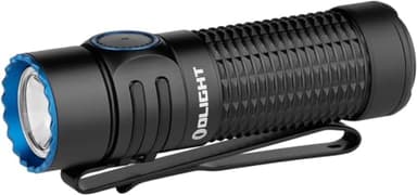 OLIGHT Warrior Nano Lampe de Poche LED Puissante 1200Lumens 135M Torche Rechargeable Tactique Flashlight Étanche IPX8 avec Interrupteur Latéral pour Quotidienne Randonnée Promenade Camping