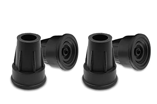 PEPE Mobility Embouts Bequilles 19, 18, 17 mm (x4 Unités), Caoutchouc, Medicales, Canne de Marche