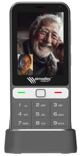 Téléphone mobile 4G pour seniors XL-980 avec écran tactile [simvalley MOBILE]