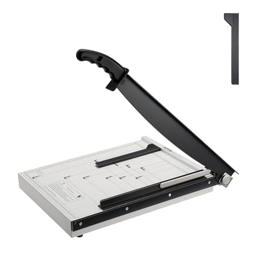 VEVOR Massicot A3 Coupe Papier Capacité 16 Feuilles à la Fois Guillotine Papier Largeur de Coupe 38,1 cm Massicot Cisaille avec Dispositif de Sécurité Coupe Précise pour Bureau Imprimerie École Studio