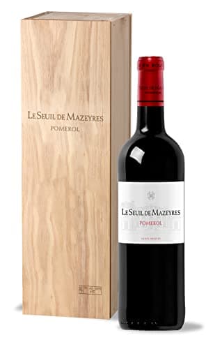 Coffret Cadeau Caisse Bois - Seuil de Mazeyres - AOP Pomerol - Vin Rouge – 75cl