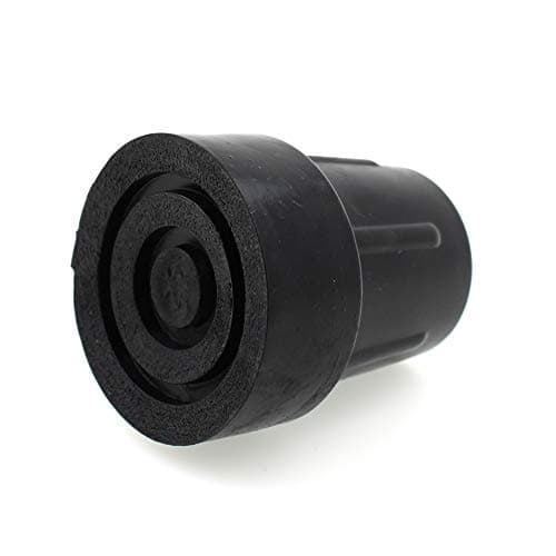 embouts de haute qualité en caoutchouc (Pack 2) - Choisissez votre taille / couleur! (16mm, noir)
