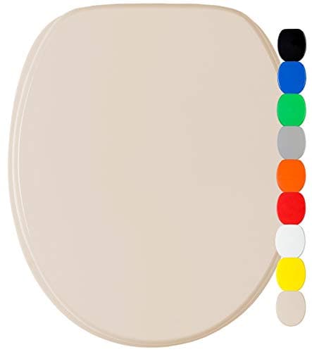 Abattant WC frein de chute soft close - Grande sélection de abattants wc unis - Finition de haute qualité (Beige)