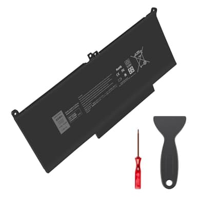 PASUKTER F3YGT E7280 Batterie de Remplacement pour Ordinateur Portable Dell Latitude 12 7000 7280 7290 13 7380 7390 P28S001 P29S002 14 7480 7490 E7480 E7290 DM3WC 2X39G KG7VF V4940 451-BBYE (7,6 V)