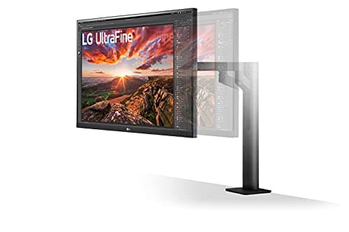 LG ERGO UltraFine 27UN880P-B Ecran PC 4K 27" - dalle IPS résolution 3840x2160, 5ms 60Hz, DisplayHDR™400, sRGB 99%, pied ergonomique réglable, USB-C (60W), haut-parleurs