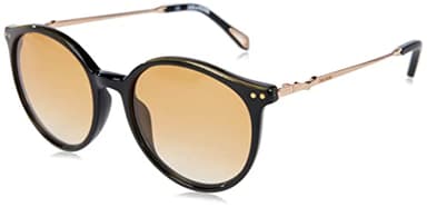 Zadig & Voltaire Szv322 Lunettes de Soleil, Noir Brillant, 52 Femme