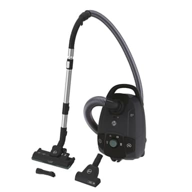Hoover HE321PAF Aspirateur Traineau avec Sac Compact, Brosses Tous Sols, Tapis et Parquet, Brosse Spécial Animaux, 4L, 850 W, Vidage sans Contact, Accessoires embarqués, Gris et Vert