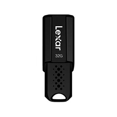 Lexar JumpDrive S80 Clé USB 32 Go, Cle USB 3.2, Jusqu'à 130 Mo/s en Lecture, Mémoire Stick, JumpDrive pour Ordinateur Portable/PC/Voiture (LJDS080032G-BNBAG)