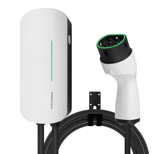 EVSEdesigner Wallbox 7.4kW Type 2 Station de recharge domestique pour véhicules électriques Monophasé Câble 6M Utilisation extérieure et intérieure