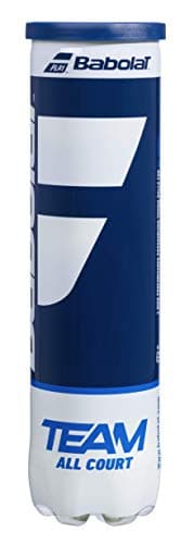 Babolat Team All Court, Tube de 4 Balles de Tennis, citronier