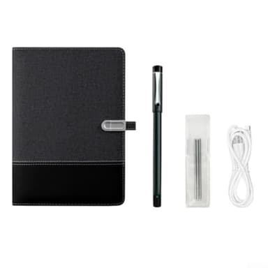 Stylo intelligent numérique + petit bloc-notes, synchronisation en temps réel pour numériser, stocker et partager des notes papier, idéal pour les notes (stylo intelligent + papier)