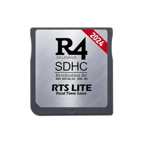 Convient pour 3 DS DSL XL/LL 2024 R 4 SD-HC Adaptateur Carte de jeu Carte mémoire numérique Carte mémoire Flashcard - Accessoires de jeu portables (Argent)
