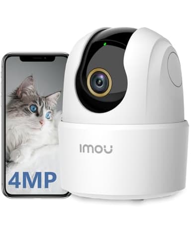 Imou 2.5K(4MP) Caméra Surveillance WiFi Intérieur Caméra 360° Connectée Smartphone Détection Humaine AI Suivi Intelligent Sirène Audio Bidirectionnel Mode Privé Compatible Alexa pour Bébé/Animaux